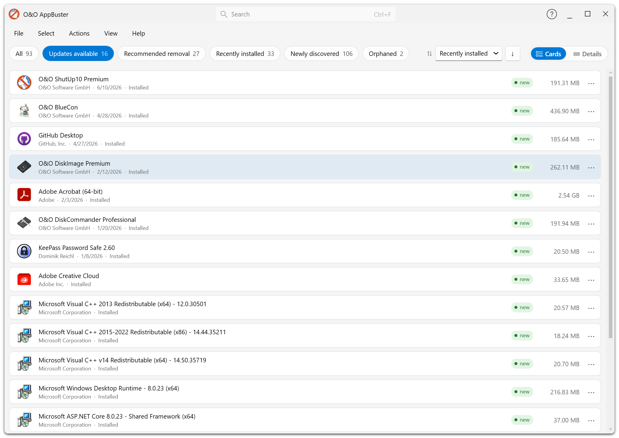 The Updates available Smart View